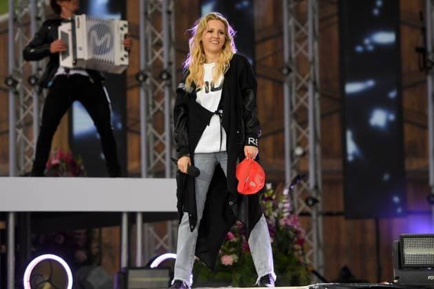 24.06.2023 - Bad Kleinkirchheim St. Oswald am Hoferriegel in Österreich (AUT) - Proben Wenn die Musi spielt Open Air 2023 - Melissa Naschenweng,