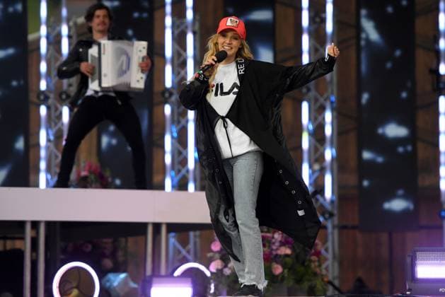 24.06.2023 - Bad Kleinkirchheim St. Oswald am Hoferriegel in Österreich (AUT) - Proben Wenn die Musi spielt Open Air 2023 - Melissa Naschenweng,