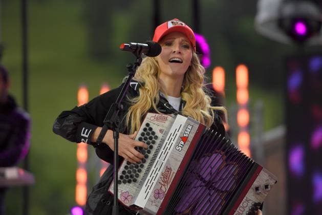 24.06.2023 - Bad Kleinkirchheim St. Oswald am Hoferriegel in Österreich (AUT) - Proben Wenn die Musi spielt Open Air 2023 - Melissa Naschenweng,