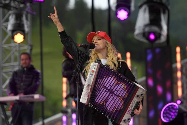 24.06.2023 - Bad Kleinkirchheim St. Oswald am Hoferriegel in Österreich (AUT) - Proben Wenn die Musi spielt Open Air 2023 - Melissa Naschenweng,