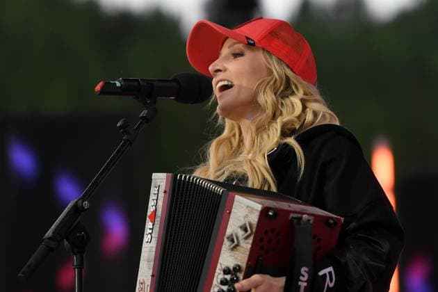 24.06.2023 - Bad Kleinkirchheim St. Oswald am Hoferriegel in Österreich (AUT) - Proben Wenn die Musi spielt Open Air 2023 - Melissa Naschenweng,