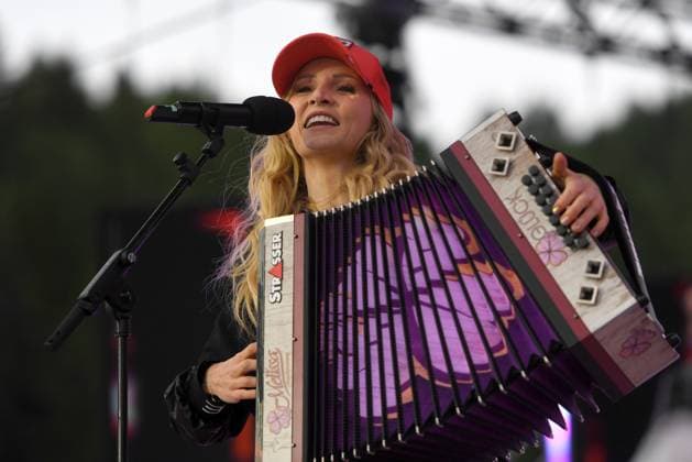 24.06.2023 - Bad Kleinkirchheim St. Oswald am Hoferriegel in Österreich (AUT) - Proben Wenn die Musi spielt Open Air 2023 - Melissa Naschenweng,
