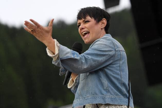 24.06.2023 - Bad Kleinkirchheim St. Oswald am Hoferriegel in Österreich (AUT) - Proben Wenn die Musi spielt Open Air 2023 - Francine Jordi,