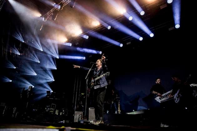 George Ezra live at Tinderbox 2023, Odense, Denmark Odense, Denmark. 24th, June 2023. The English singer, songwriter and musician George Ezra performs a live concert during the Danish music festival Tinderbox 2023 in Odense. Odense Denmark  Copyright: xGonzalesxPhoto LassexLagonix