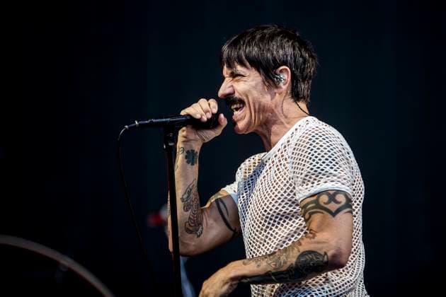 Red Hot Chili Peppers live at Tinderbox 2023, Odense, Denmark Odense, Denmark. 24th, June 2023. The American rock band Red Hot Chili Peppers performs a live concert during the Danish music festival Tinderbox 2023 in Odense. Here singer and songwriter Anthony Kiedis is seen live on stage. Odense Denmark  Copyright: xGonzalesxPhoto LassexLagonix