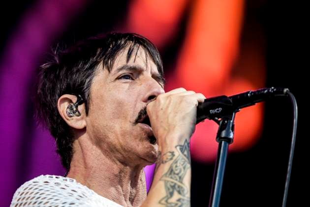 Red Hot Chili Peppers live at Tinderbox 2023, Odense, Denmark Odense, Denmark. 24th, June 2023. The American rock band Red Hot Chili Peppers performs a live concert during the Danish music festival Tinderbox 2023 in Odense. Here singer and songwriter Anthony Kiedis is seen live on stage. Odense Denmark  Copyright: xGonzalesxPhoto LassexLagonix