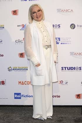 Mc Rome 24 06 2023 red carpet Pellicola d™Oro 2023 photo Mario Cartelli Image in the photo Eleonora Giorgi