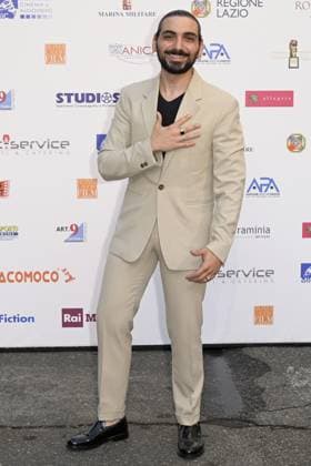 Mc Rome 24 06 2023 red carpet Pellicola d™Oro 2023 photo Mario Cartelli Image in photo Lucio Provenza