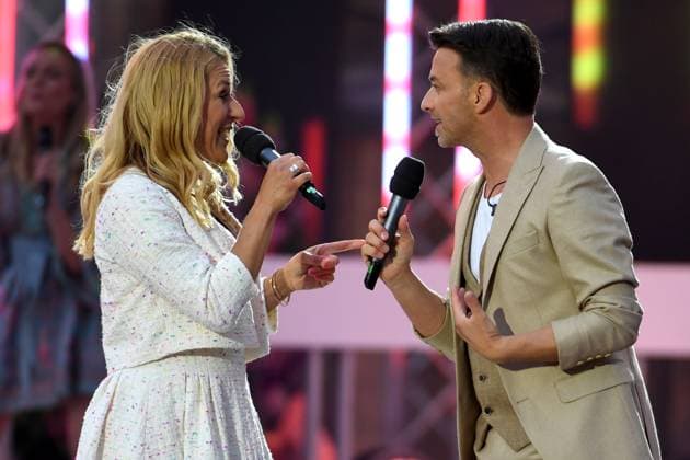 24.06.2023 - Bad Kleinkirchheim St. Oswald am Hoferriegel in Österreich (AUT) - Wenn die Musi spielt Open Air 2023 - Stefanie Hertel und Marco Ventre,