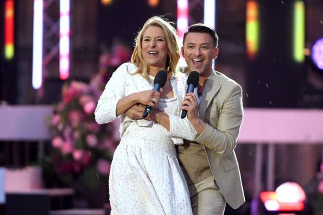 24.06.2023 - Bad Kleinkirchheim St. Oswald am Hoferriegel in Österreich (AUT) - Wenn die Musi spielt Open Air 2023 - Stefanie Hertel und Marco Ventre,