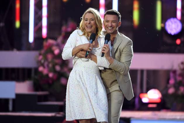 24.06.2023 - Bad Kleinkirchheim St. Oswald am Hoferriegel in Österreich (AUT) - Wenn die Musi spielt Open Air 2023 - Stefanie Hertel und Marco Ventre,