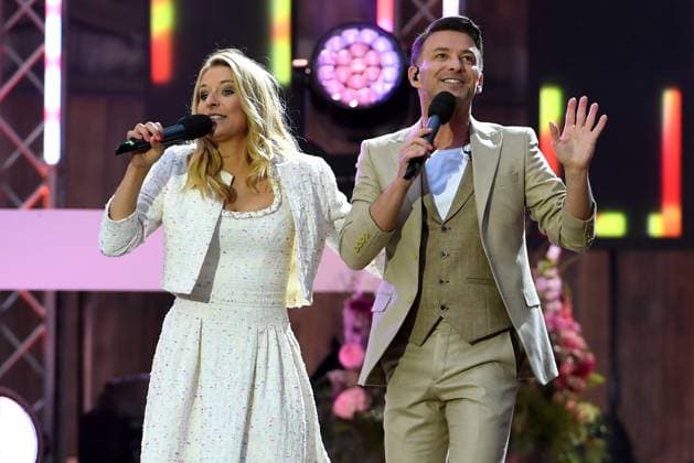 24.06.2023 - Bad Kleinkirchheim St. Oswald am Hoferriegel in Österreich (AUT) - Wenn die Musi spielt Open Air 2023 - Stefanie Hertel und Marco Ventre,