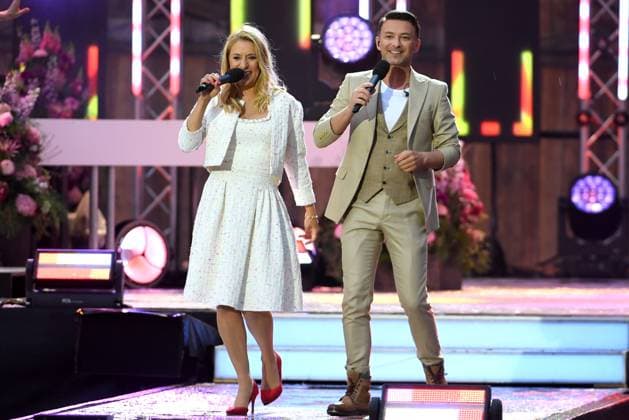 24.06.2023 - Bad Kleinkirchheim St. Oswald am Hoferriegel in Österreich (AUT) - Wenn die Musi spielt Open Air 2023 - Stefanie Hertel und Marco Ventre,