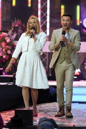 24.06.2023 - Bad Kleinkirchheim St. Oswald am Hoferriegel in Österreich (AUT) - Wenn die Musi spielt Open Air 2023 - Stefanie Hertel und Marco Ventre,