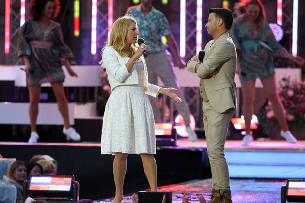 24.06.2023 - Bad Kleinkirchheim St. Oswald am Hoferriegel in Österreich (AUT) - Wenn die Musi spielt Open Air 2023 - Stefanie Hertel und Marco Ventre,