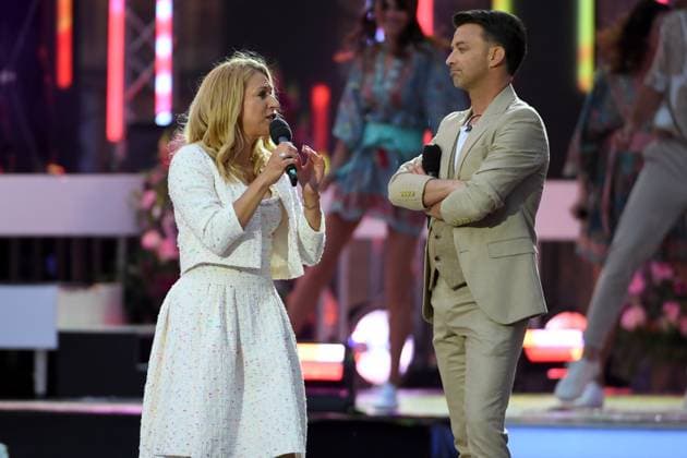 24.06.2023 - Bad Kleinkirchheim St. Oswald am Hoferriegel in Österreich (AUT) - Wenn die Musi spielt Open Air 2023 - Stefanie Hertel und Marco Ventre,