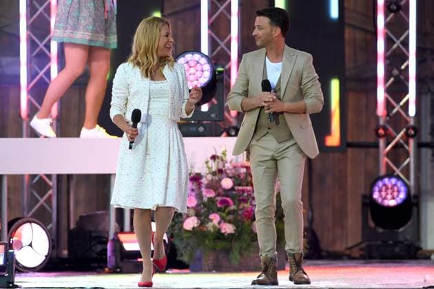 24.06.2023 - Bad Kleinkirchheim St. Oswald am Hoferriegel in Österreich (AUT) - Wenn die Musi spielt Open Air 2023 - Stefanie Hertel und Marco Ventre,