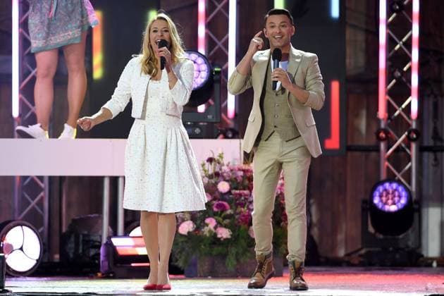 24.06.2023 - Bad Kleinkirchheim St. Oswald am Hoferriegel in Österreich (AUT) - Wenn die Musi spielt Open Air 2023 - Stefanie Hertel und Marco Ventre,