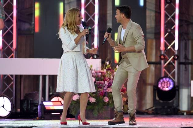 24.06.2023 - Bad Kleinkirchheim St. Oswald am Hoferriegel in Österreich (AUT) - Wenn die Musi spielt Open Air 2023 - Stefanie Hertel und Marco Ventre,