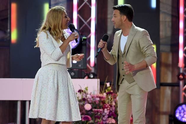 24.06.2023 - Bad Kleinkirchheim St. Oswald am Hoferriegel in Österreich (AUT) - Wenn die Musi spielt Open Air 2023 - Stefanie Hertel und Marco Ventre,