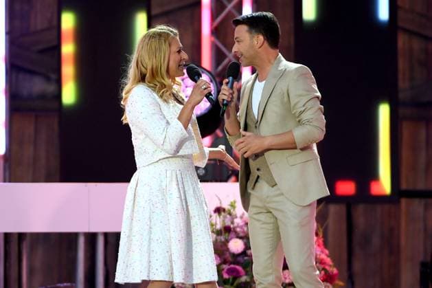 24.06.2023 - Bad Kleinkirchheim St. Oswald am Hoferriegel in Österreich (AUT) - Wenn die Musi spielt Open Air 2023 - Stefanie Hertel und Marco Ventre,