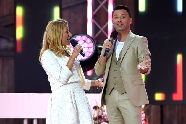 24.06.2023 - Bad Kleinkirchheim St. Oswald am Hoferriegel in Österreich (AUT) - Wenn die Musi spielt Open Air 2023 - Stefanie Hertel und Marco Ventre,