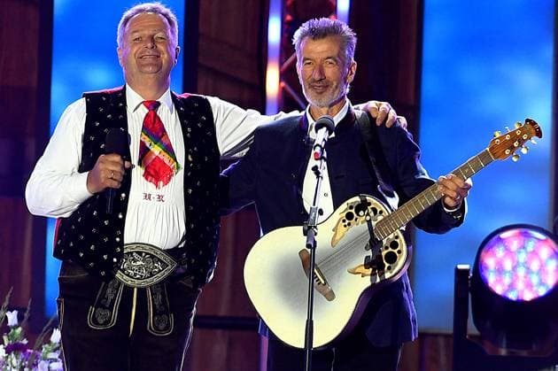 24.06.2023 - Bad Kleinkirchheim St. Oswald am Hoferriegel in Österreich (AUT) - Wenn die Musi spielt Open Air 2023 - Kastelruther Spatzen und Oswald Sattler,