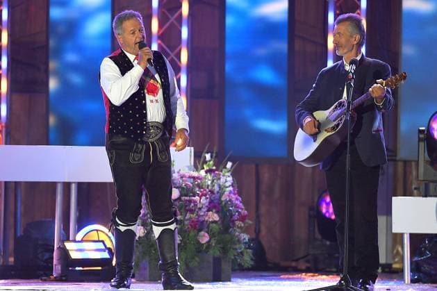 24.06.2023 - Bad Kleinkirchheim St. Oswald am Hoferriegel in Österreich (AUT) - Wenn die Musi spielt Open Air 2023 - Kastelruther Spatzen und Oswald Sattler,