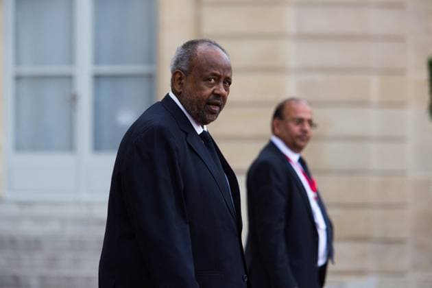 Lunch at The Elysee Palace in Honor of Jacques Chirac - Paris - Arrivals Djibouti president Ismail Omar Guelleh as he leave The Elysee Presidential Palace in Paris on September 30, 2019, after a lunch after a church service for former French President Jacques Chirac. Former French President Jacques Chirac died on September 26, 2019 at the age of 86. Photo by Raphael Lafargue ABACAPRESS.COM Paris France  Copyright: xLafarguexRaphael ABACAx 702718_013 LafarguexRaphael ABACAx 702718_013