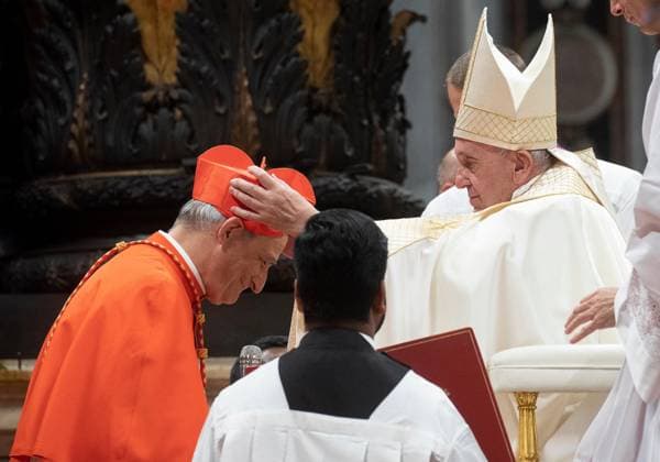 Exclusive - Pro-LGBT Italian Cardinal Matteo Zuppi - Bologna Matteo Zuppi the LGBTQ-friendly italian archbishop of Bologna is promoted to cardinal in the Roman Catholic Church by pope Francis on October 5, 2019 during a consistory ceremony in Saint Peter s basilica, Vatican. Zuppi is known for his advocacy for homosexuals and LGBT. Inside and outside the Church, pro-LGBT activists celebrated his elevation as cardinal. And he is already on any informed observer s list of papabile. Matteo Zuppi underscored that the diversity of each person is a gift for the community, enhancing the church s desire for greater ecclesial inclusivity. Zuppi affirmed that sexual orientation is an innate part of a person s identity and is not grounds for exclusi  Copyright: xVandevillexEric ABACAx 779225_026 VandevillexEric ABACAx 779225_026