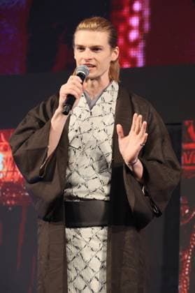 June 26, 2023, Tokyo, Japan - Japanese actor Tatsumasa Murasame, Swedish Jacob Sebastian Bjork attends the awarding ceremony of the Short Shorts Film Festival & Asia 2023 in Tokyo on Monday, June 26, 2023. Poland based Japanese animation artist Izumi Yoshida won the George Lucas award, grand prix of the film festival for her short animation movie The Bridge . (photo by Yoshio Tsunoda AFLO)  , aflo_222753556.jpg,