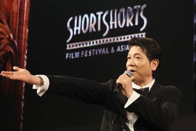 June 26, 2023, Tokyo, Japan - Japanese actor and president of the Short Shorts Film Festival Tetsuya Bessho attends the awarding ceremony of the Short Shorts Film Festival & Asia 2023 in Tokyo on Monday, June 26, 2023. Poland based Japanese animation artist Izumi Yoshida won the George Lucas award, grand prix of the film festival for her short animation movie The Bridge . (photo by Yoshio Tsunoda AFLO)  , aflo_222753569.jpg,