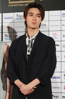 June 26, 2023, Tokyo, Japan - Japanese action star Hiroshi Fujioka s son actor Maito Fujioka attends a photocall of the awarding ceremony of the Short Shorts Film Festival & Asia 2023 in Tokyo on Monday, June 26, 2023. Poland based Japanese animation artist Izumi Yoshida won the George Lucas award, grand prix of the film festival for her short animation movie The Bridge . (photo by Yoshio Tsunoda AFLO)  , aflo_222753574.jpg,