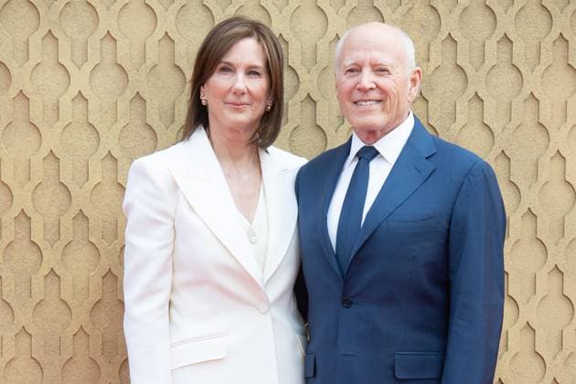Indiana Jones and The Dial of Destiny UK Premiere Arrivals at Cineworld, Leicester Square, London Producer President of Lucasfilm Kathleen Kennedy, Producer Frank Marshall attends the UK Premiere of Indiana Jones and The Dial of Destiny at Cineworld, Leicester Square, London, England, UK on Monday 26 June, 2023., Credit:Justin Ng Avalon UK, England, London, Cineworld, Leicester Square  Copyright: xJustinxNgx xAvalonx 0785504408