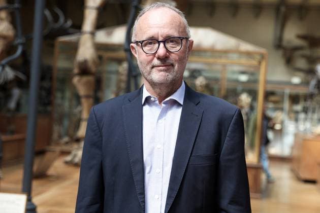 Restored Durfort Mammoth At National Museum Of Natural History - Paris Portrait of Bruno David, President of the National Museum of Natural History. Unveiling of the restored Durfort mammoth at the National Museum of Natural History in Paris. An emblematic figure in the Gallery of Paleontology and Comparative Anatomy of the Museum, where it has been presented for nearly 150 years, the skeleton of the Durfort mammoth is also the only French specimen mounted and exhibited, on June 27, 2023 in Paris. Photo by Christophe Michel ABACAPRESS.COM PARIS ILE DE FRANCE France  Copyright: xMichelxChristophe ABACAx 858586_026 MichelxChristophe ABACAx 858586_026