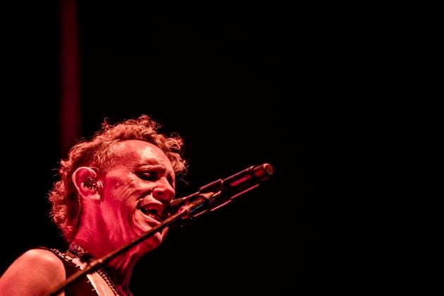 Depeche Mode live in Copenhagen, Denmark Copenhagen, Denmark. 27th, June 2023. The English band Depeche Mode performs a live concert at the Parken Stadium Copenhagen. Here musician Martin Gore is seen live on stage. Copenhagen Denmark  Copyright: xGonzalesxPhoto LassexLagonix
