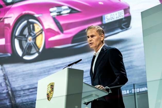 Oliver Blume, Vorstandsvorsitzender. Ordentliche Hauptversammlung 2023 der Porsche AG in der Porsche Arena Stuttgart. Erste Hauptversammlung nach dem Börsengang der Dr. Ing. h.c. F. Porsche AG im vergangenen September. 28.06.2023: Stuttgart, Baden-Württemberg, Deutschland, Europa *** Oliver Blume, Chairman of the Executive Board Annual General Meeting 2023 of Porsche AG in the Porsche Arena Stuttgart First Annual General Meeting after the IPO of Dr Ing h c F Porsche AG last September 28 06 2023 Stuttgart, Baden Württemberg, Germany, Europe