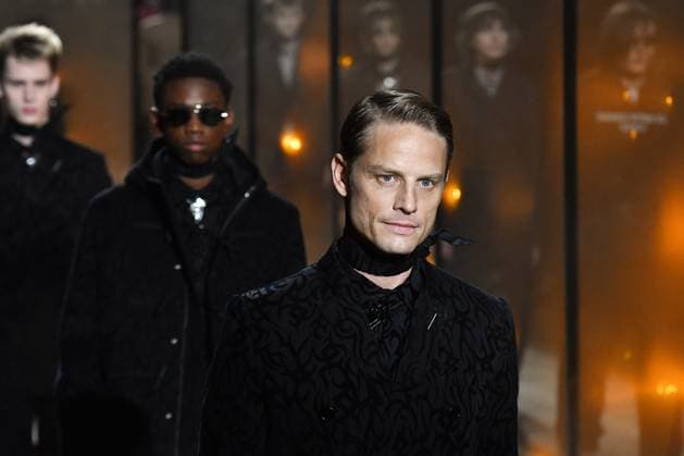 PFW Dior Homme Runway LZ Arnaud Lemaire walks the runway during the Dior Homme Menswear Fall Winter 2018-2019 show as part of Paris Fashion Week on January 20, 2018 in Paris, France. Photo by Laurent Zabulon ABACAPRESS.COM unknown  Copyright: xZabulonxLaurent ABACAx 622501_045 ZabulonxLaurent ABACAx 622501_045