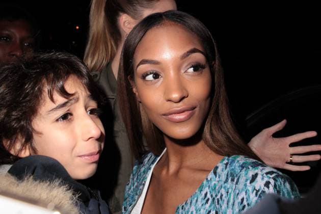 Paris Fashion Week - HM Arrivals Jourdan Dunn attending H&M s Fall-Winter 2014 2015 Ready-To-Wear collection show held at Grand Palais in Paris, France, on February 26, 2014. Photo by Audrey Poree ABACAPRESS.COM Paris France  Copyright: xPoreexAudrey ABACAx 436044_035 PoreexAudrey ABACAx 436044_035