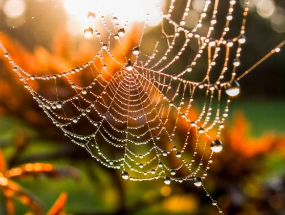 IMAGO Creative: Herbst, Lichtimpressionen Altweibersommer, mit Tau bedecktes Spinnennetz im Morgenlicht, Herbst, generative AI, ai generated Mit Tau bedecktes Spinnennetz im Morgenlicht, Herbst, generative AI, ai generated *** Indian summer, spider web covered with dew in morning light, autumn, generative AI, ai generated Spider web covered with dew in morning light, autumn, generative AI, ai generated RECORD DATE NOT STATED