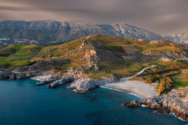 Ammoudi Strände, Plakias, Rethymno Distrikt, Kreta, Griechenland, Plakias, Ammoudi Bucht, Kreta, Griechenland, Europa *** Ammoudi Beaches, Plakias, Rethymno District, Crete, Greece, Plakias, Ammoudi Bay, Crete, Greece, Europe Copyright: imageBROKER FranzxWalter ibxmal09369789.jpg