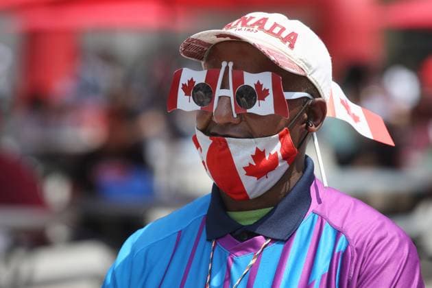 Canadians Celebrate Canada Day In Toronto Canadians celebrate Canada Day in Toronto, Ontario Canada, on July 01, 2023. Toronto Canada  Copyright: xCreativexTouchxImagingxLtdx originalFilename: friedman-canadian230701_npCgj.jpg