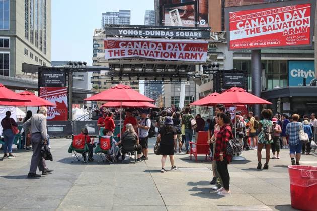 Canadians Celebrate Canada Day In Toronto Canadians celebrate Canada Day in Toronto, Ontario Canada, on July 01, 2023. Toronto Canada  Copyright: xCreativexTouchxImagingxLtdx originalFilename: friedman-canadian230701_npJoY.jpg