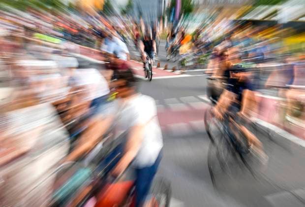 Fahrrad-Demonstration Berlin, 02.07.2023 - Fahrrad- und Umweltorganisationen demonstrieren gegen die Verkehrspolitik des schwarz-roten Senats. Die Fahrraddemo richtet sich gegen den Stopp aller neuen Radwege in Berlin. Berlin Berlin Deutschland