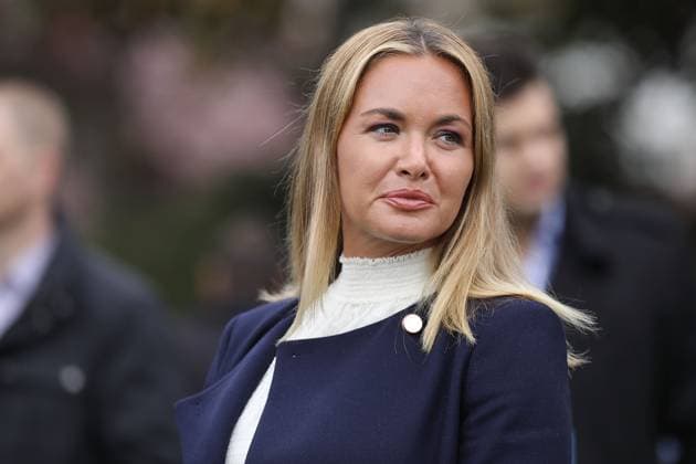 President And Mrs. Trump Host Annual White House Easter Egg Roll - Washington WASHINGTON, DC - APRIL 02: (AFP OUT) Vanessa Trump, wife of Donald Trump Jr., attends the 140th annual Easter Egg Roll on the South Lawn of the White House April 2, 2018 in Washington, DC. The White House said they are expecting 30,000 children and adults to participate in the annual tradition of rolling colored eggs down the White House lawn that was started by President Rutherford B. Hayes in 1878. Photo by Chip Somodevilla pool ABACAPRESS.COM Washington DC United States  Copyright: xPool ABACAx 631501_029 Pool ABACAx 631501_029
