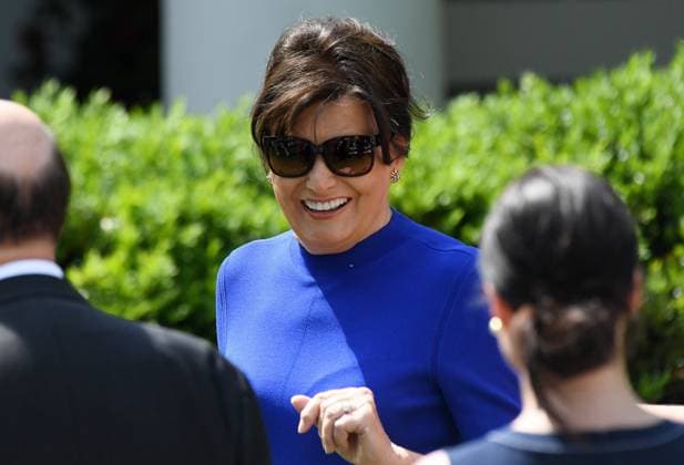 First Lady Melania TrumpÃ¢& x80;& x99;s Initiatives Launch - DC First Lady Melania Trump s mother Amalija Knavs attends the Launch of First Lady Melania TrumpÃ¢& x80;& x99;s Initiatives on May 7, 2018 in the Rose Garden of the White House in Washington, DC. Photo by Olivier Douliery Abaca Press Washington DC  Copyright: xDoulieryxOlivier ABACAx 635731_044 DoulieryxOlivier ABACAx 635731_044