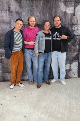 RECORD DATE NOT STATED LEGEND OF WACKEN PREMIERE 02.07.2023 Sebastian Doppelbauer, Sammy Scheuritzel, Aurel Manthei, Charly Hübner, Premiere der Serie Legend of Wacken im Zeise Kino, Hamburg, 02.07.2023 Copyright: xEventpressxMPx