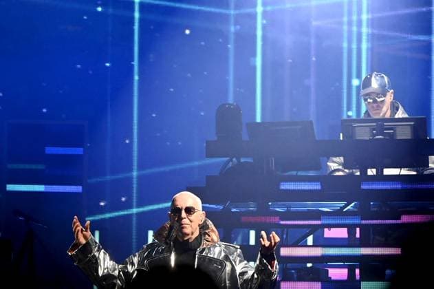 Entertainment Bilder des Tages English pop duo Pet Shop boys performing during their Greatest Hits Live tour concert in Helsinki, Finland on July 4, 2023. Helsinki Finland  Copyright: xEeva-MariaxBrotherusx LKFTJK20230704221103JLRX