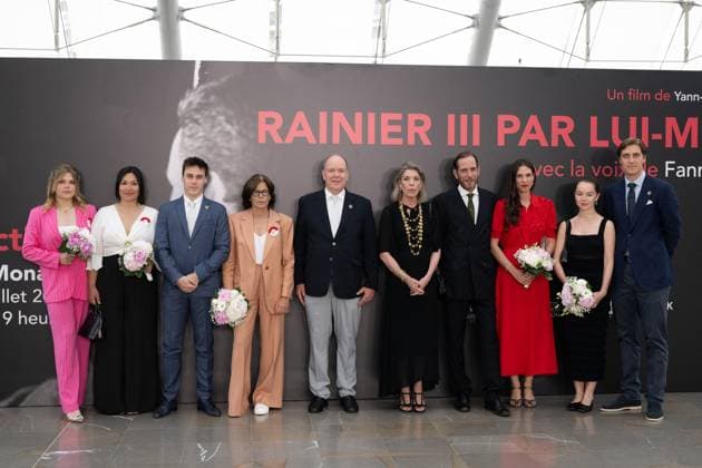 Entertainment Themen der Woche KW27 Entertainment Bilder des Tages NO TABLOIDS: Rainier III par lui meme - Monaco NO TABLOIDS: Camille Gottlieb, Marie Ducruet, Louis Ducruet, Princess Stephanie of Monaco, Prince Albert of Monaco, Princess Caroline of Hanover, Andrea Casiraghi and his wife Tatiana Santo Domingo, Princess Alexandra of Hanover and Ben Sylvester Strautmann attend the screening of the film Rainier III par lui meme, directed by Yann-Antony Noghes at the Grimaldi Forum in Monaco, on July 04, 2023, Monaco. Photo by David Niviere ABACAPRESS.COM MONACO Monaco  Copyright: xNivierexDavid ABACAPRESS.COMx 859549_002 NivierexDavid ABACAPRESS.COMx 859549_002