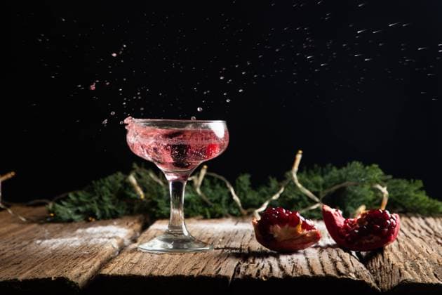 splashing cocktail and fireworks for New Year splashing cocktail and fireworks for New Year Copyright: xZoonar.com MelindaxNagyx 19511773